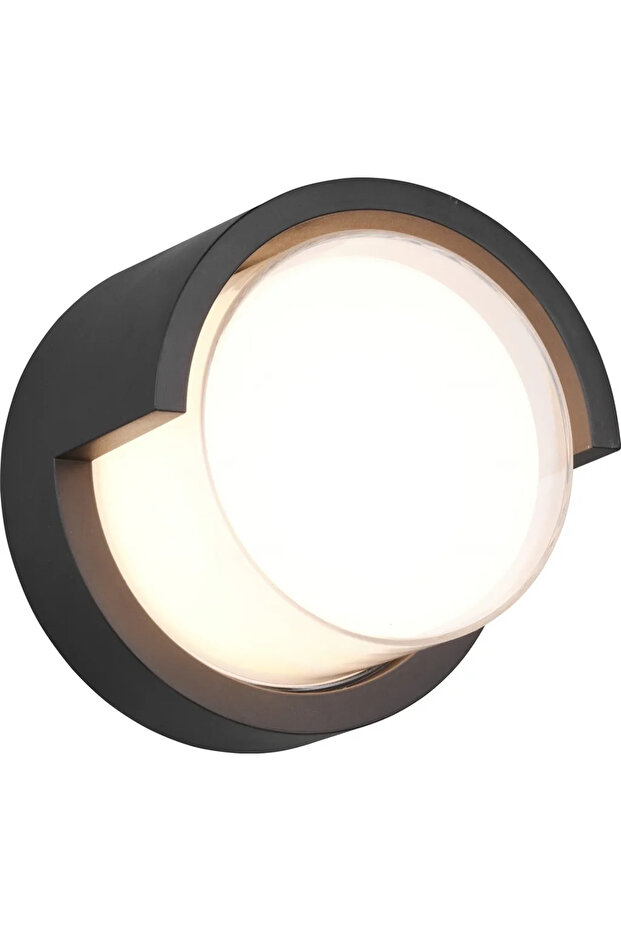 LED Outdoor Wall Light - 10 x 17 cm - Black - Warm Light