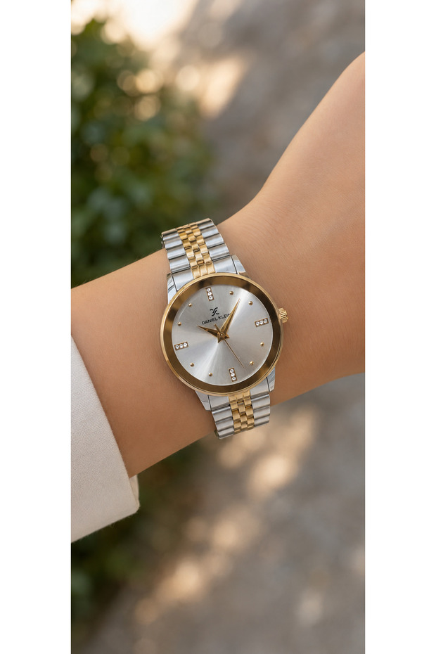 Women's Wristwatch Stylish Suitable for Daily Use White Dial 3 Atm Water Resistant