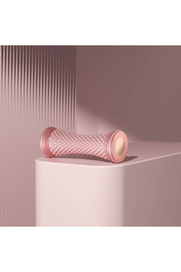 Pink 1pcs Foot Massager Massage Roller Yoga Massage Ball Plantar Fascia Roller Muscle Relaxation Car