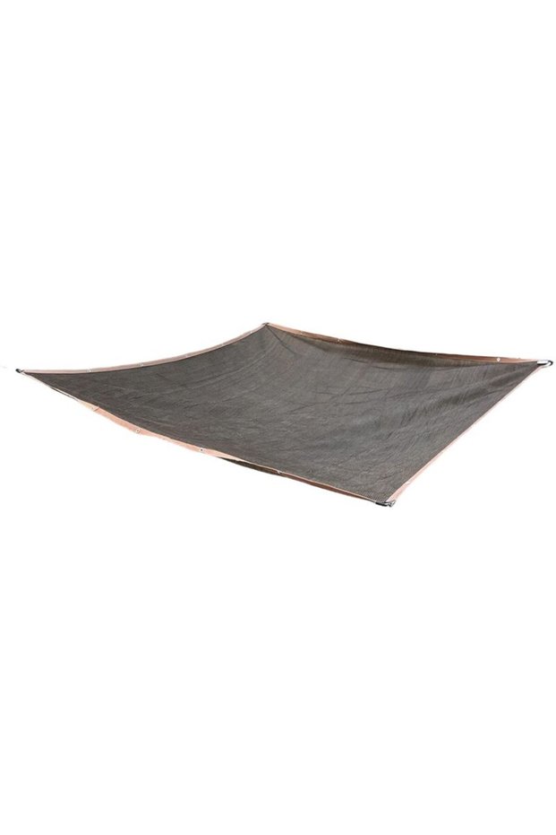 This sunshade polyethylene canvas awning comes with 4 ropes and is for outdoor gardens, patios, and cafes. It measures 3x4 meters / 9.84x13.12 feet.
