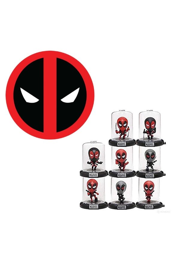 Marvel Deadpool Domez Series 1 Blindbox Sürpriz Paket Figür