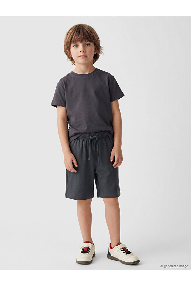 Two Mt Shop Quality Boys' Shorts with Elastic Waistband