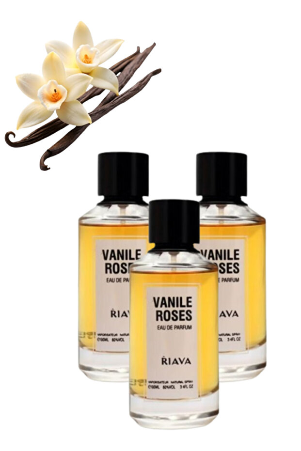 3 قطع عطر فانيل روزز 100 مل
