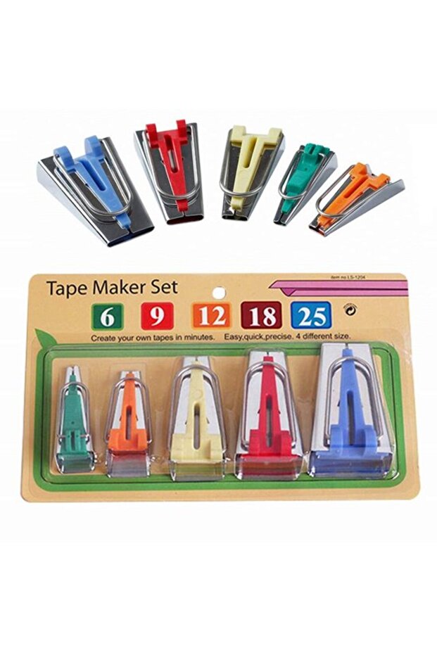 Five-piece twill piping tool set