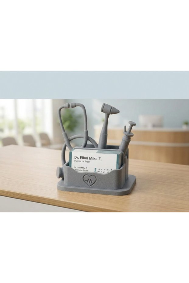 Medical Tool Desktop Organizer Business Card Holder Pen Holder Doctor Nurse Desk Organizer