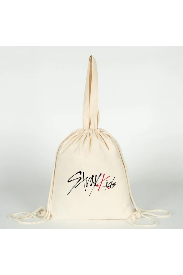 Stray Kids Printed Versatile Drawstring Cloth Bag 35X40 for Hand, Shoulder, and Back