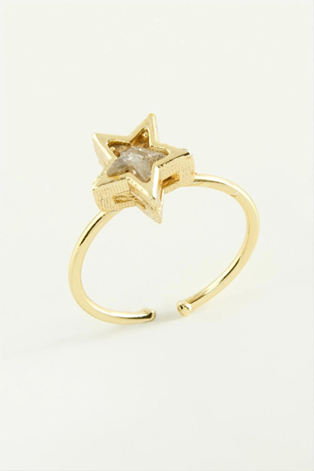 Rectangular Stone Ring - 1
