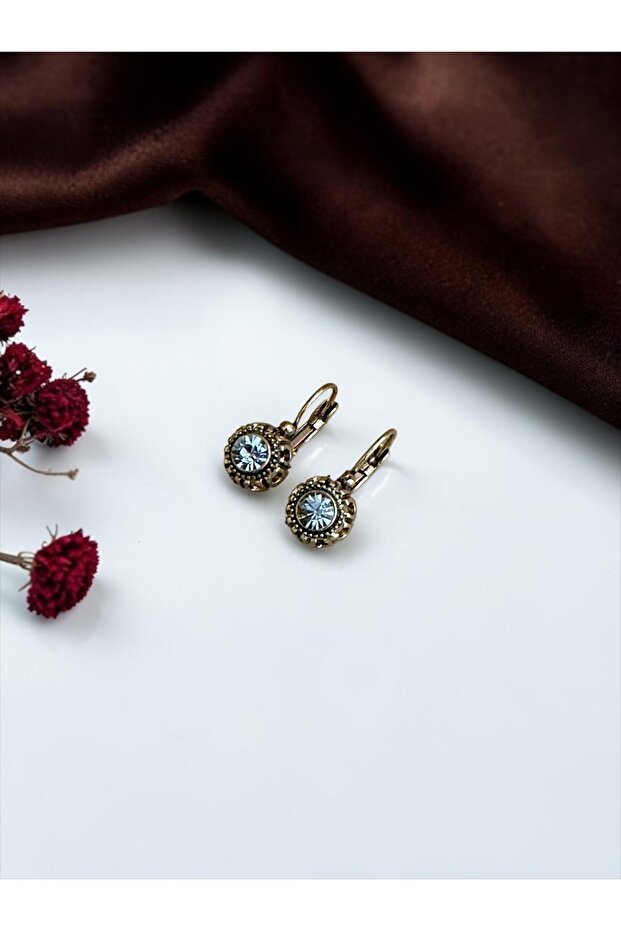 Zircon Stone Authentic Earrings