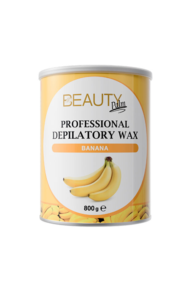 Professional Depilatory Wax 800g - Banana Flavor