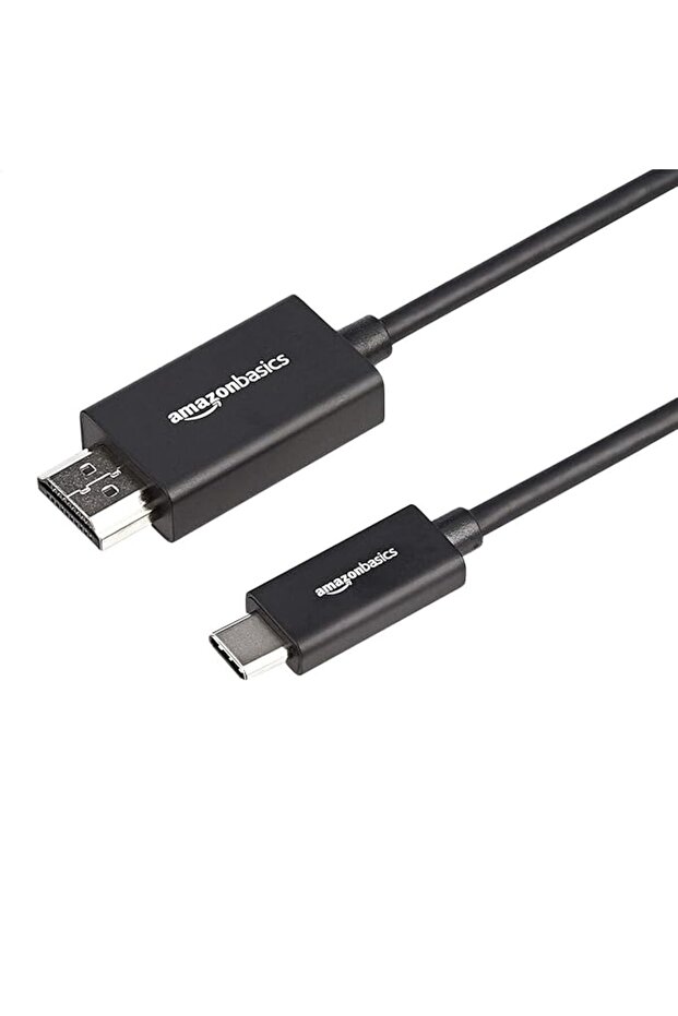 محول كابل USB-C إلى HDMI من الألومنيوم الممتاز (متوافق مع Thunderbolt 3) بدقة 4K بمعدل 60 هرتز، 0.91