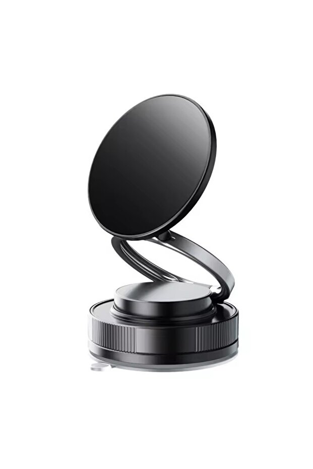 Black Upgraded Vacuum Magnetic Car Phone Holder for MagSafe, 360° Rotation, 96LBS Ultra Suction Cup