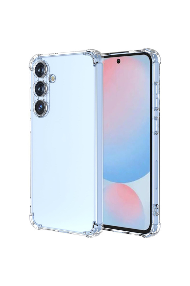 Galaxy S25 FE Clear Shockproof Case For A56 5G S25 Edge FE S24 Ultra S23 Plus A55 A36 A16 A26 A06