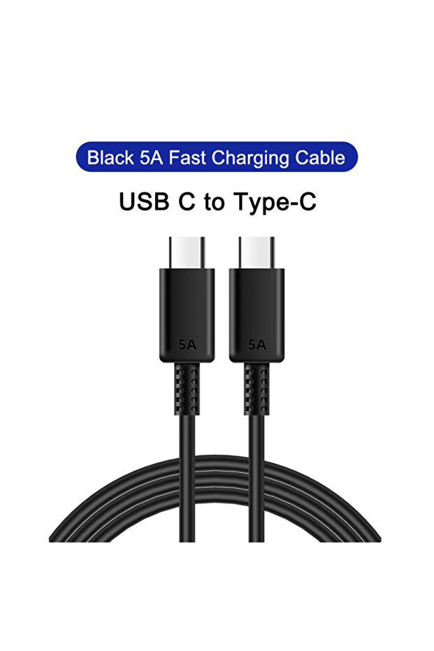 Only Black 1M Cable Original PD 68W Fast Charger For Google Moto USB C Phone Adapter ...