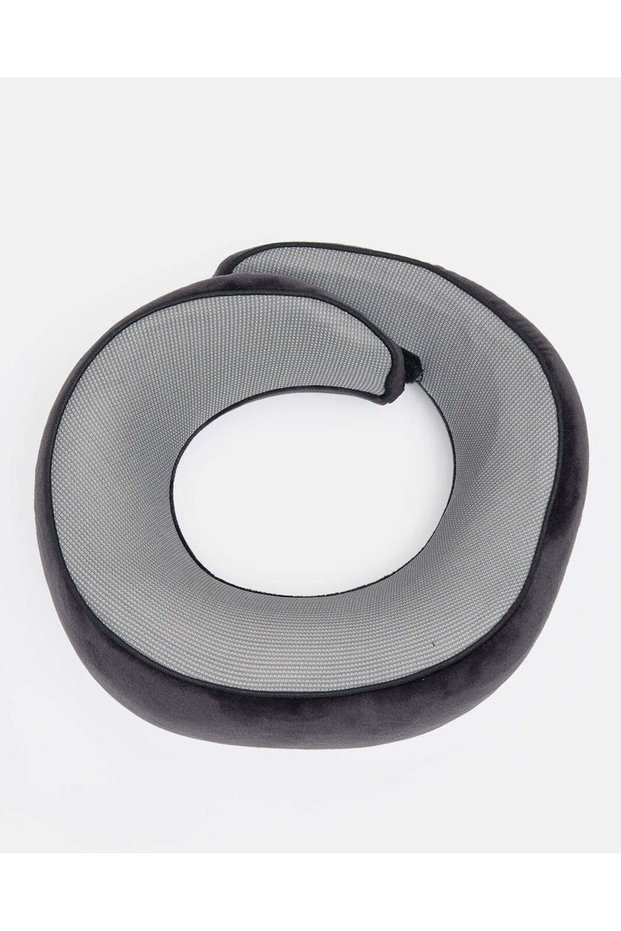 Grey Memory Foam Neck Pillow