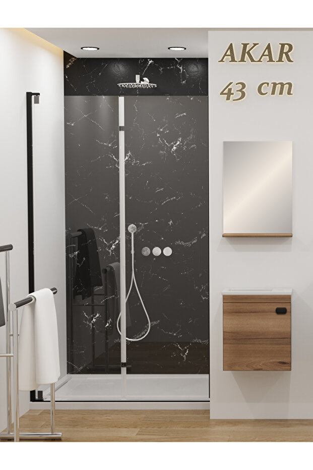 PVC Banyo Dolabı Akar 43cm