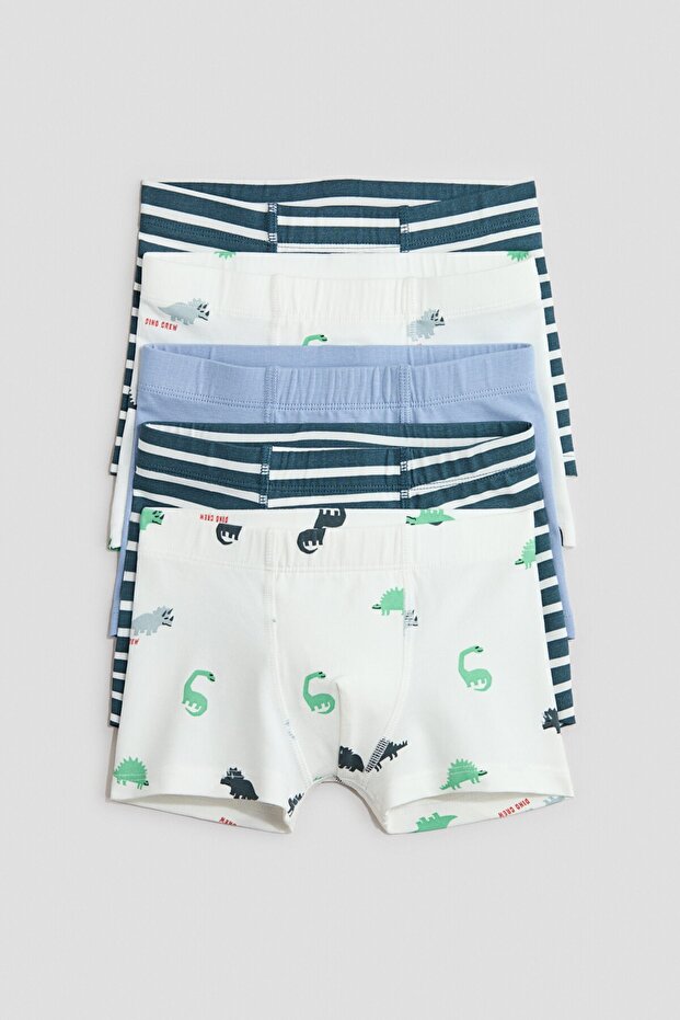 5'li Pamuklu Boxer Şort