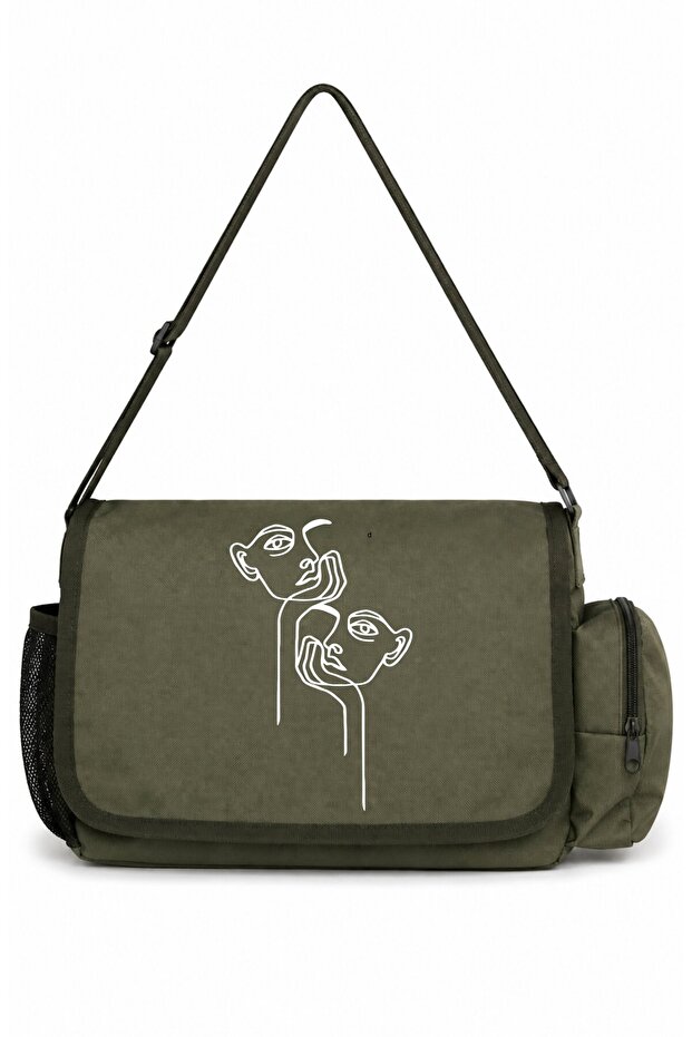 Vincent Van Gogh Design Printed Unisex School, Sports, Office Multi-Purpose Messenger Bag