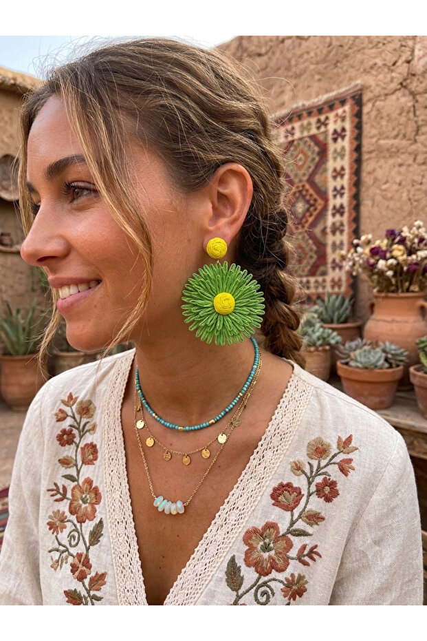 Bohemian Lotus Earrings