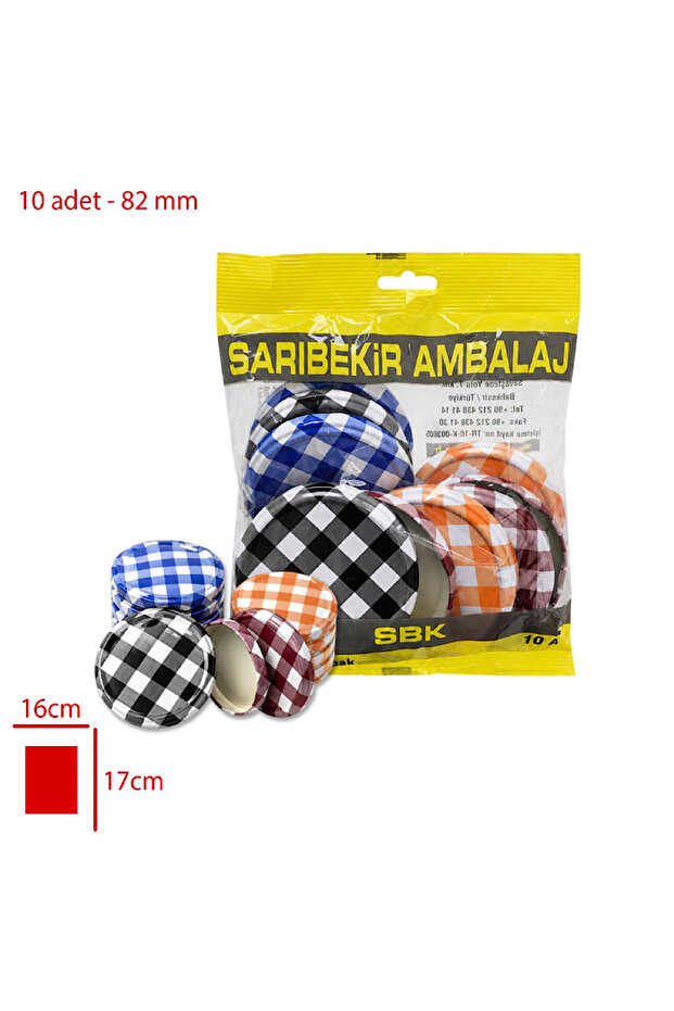 Jar Lid 82mm 10 Pieces