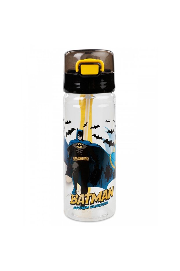 500 ml Plastic Children's Water Bottle – Leak-Proof School Water Bottle with Straw and Lock
