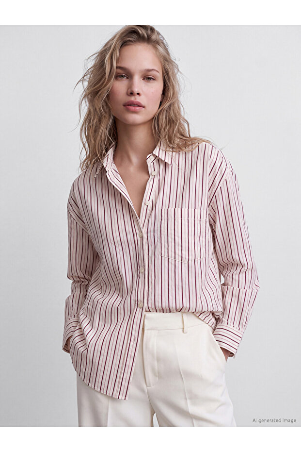 Lcw Vision Striped Women's Shirt