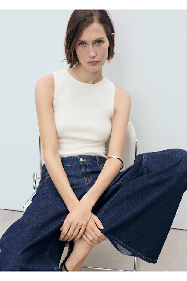 Dünne Strickbluse - 7