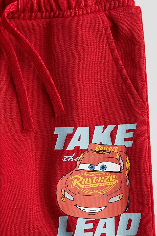 Baskılı Sweatshirt Şort - 2