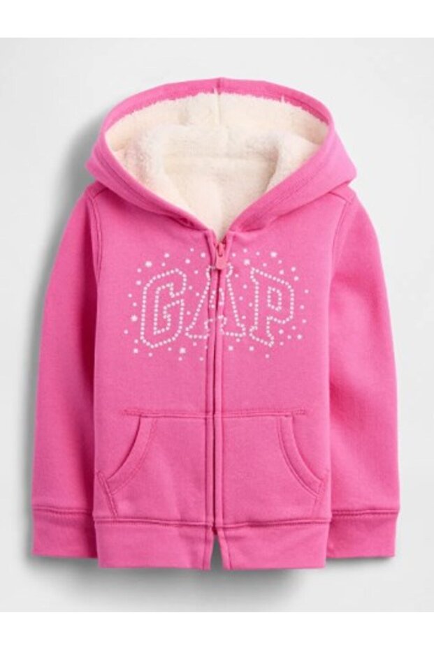 789837000 v-cozy logo fz Hooded sweatshirt