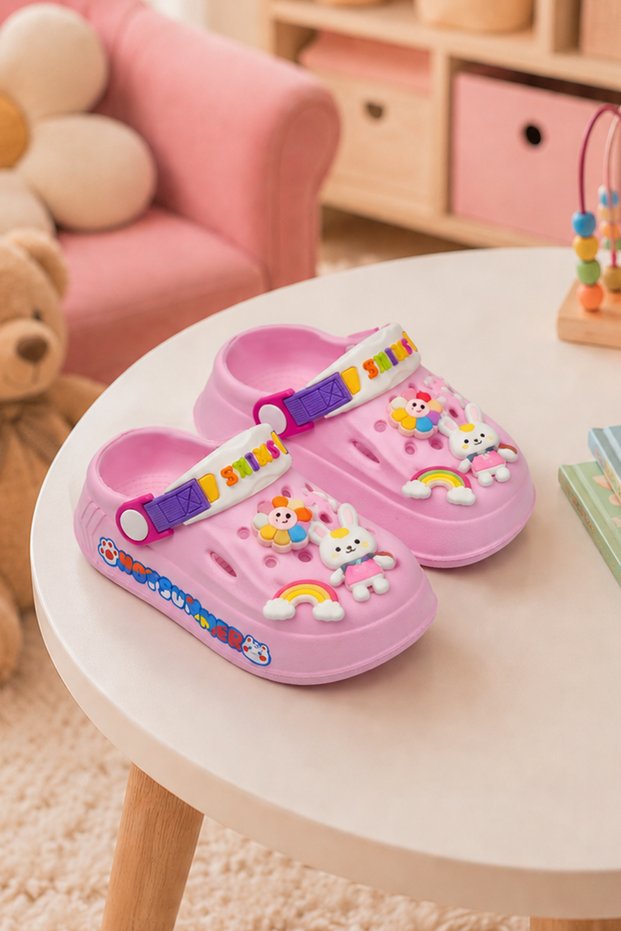 Girls' Anti-Slip Sandals Slippers, Children's Cross Slippers, Baby Slippers, Children's Pool Slippers,