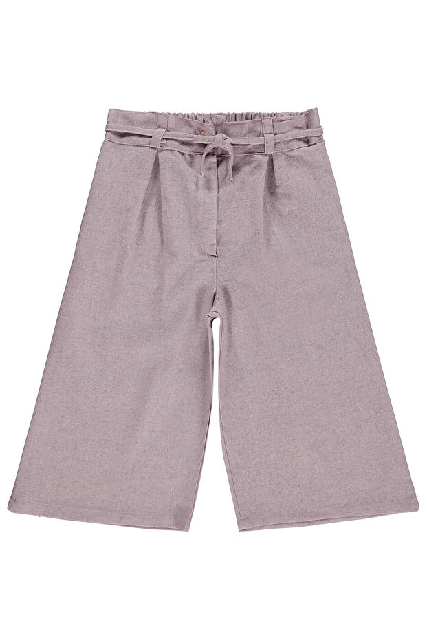 Pleated Pants for Ages 6–9 - Pink