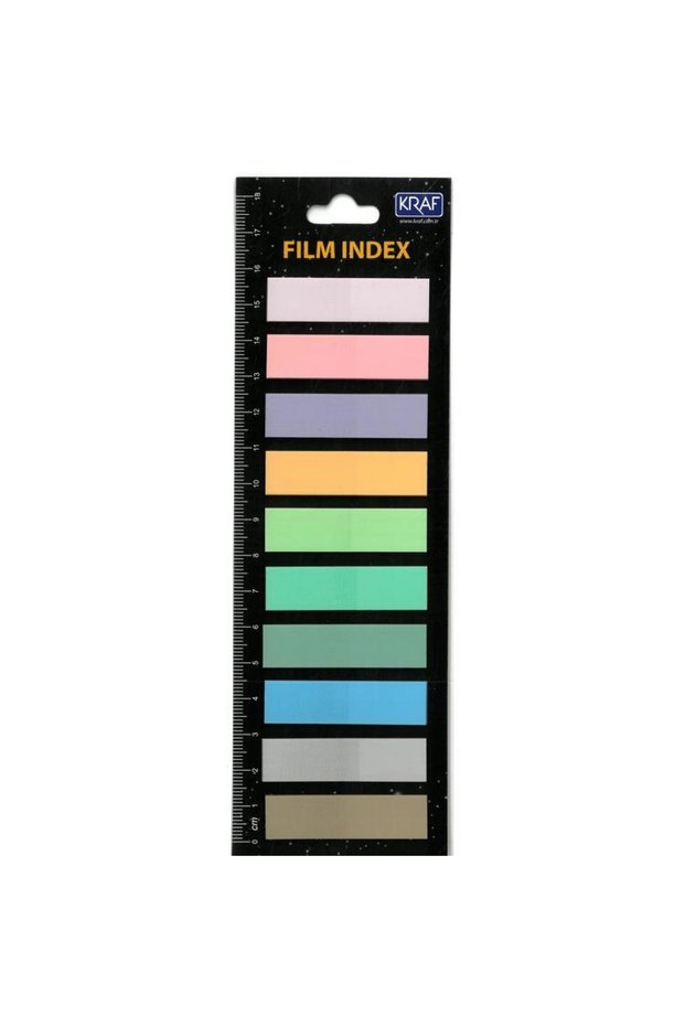 51246 Index Film (pp) 13x44mm.10 Colorx20yp.adhesive Bookmark