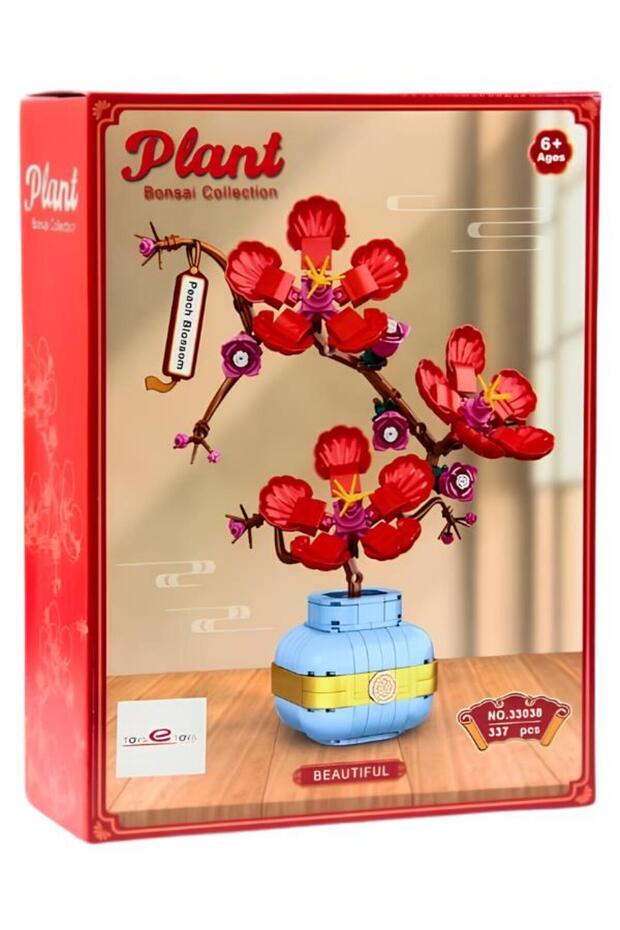 Toys E Toys Bonsai Collection Peach Blossom Building Block Set 337 Pieces 33038