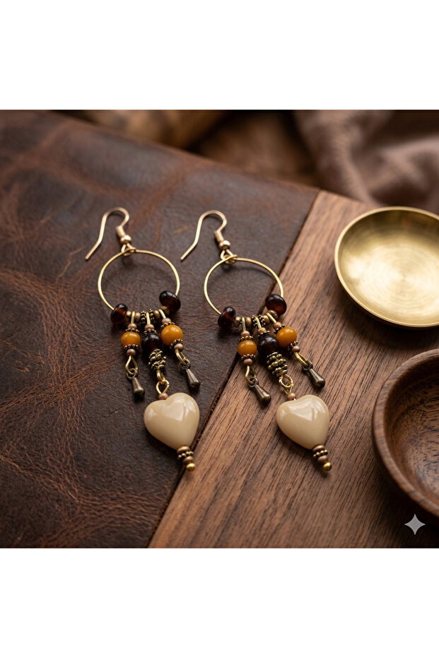 Handmade Bohemian Dangle Authentic Women's Earrings