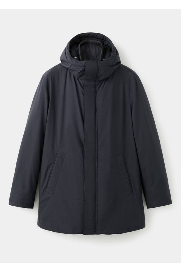 Çıkarılabilir su itici kapitone parka - 3