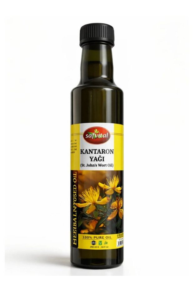 St. John's Wort Oil 250 ml 100% Maceration Large Size Herbal Care Oil Premium Care Oil for Skin and Massage