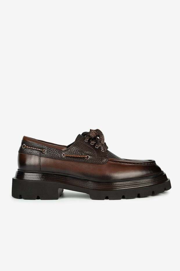 Lfr-F069 Leather Roller Shoes Brown