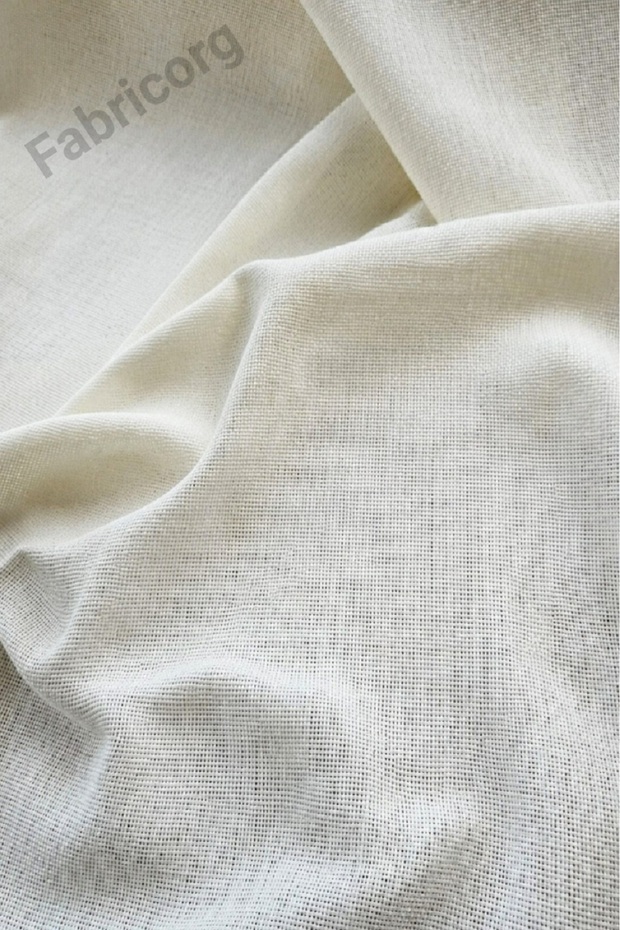 Linen Punch Etamine Embroidery Fabric Cream (50X160 CM)