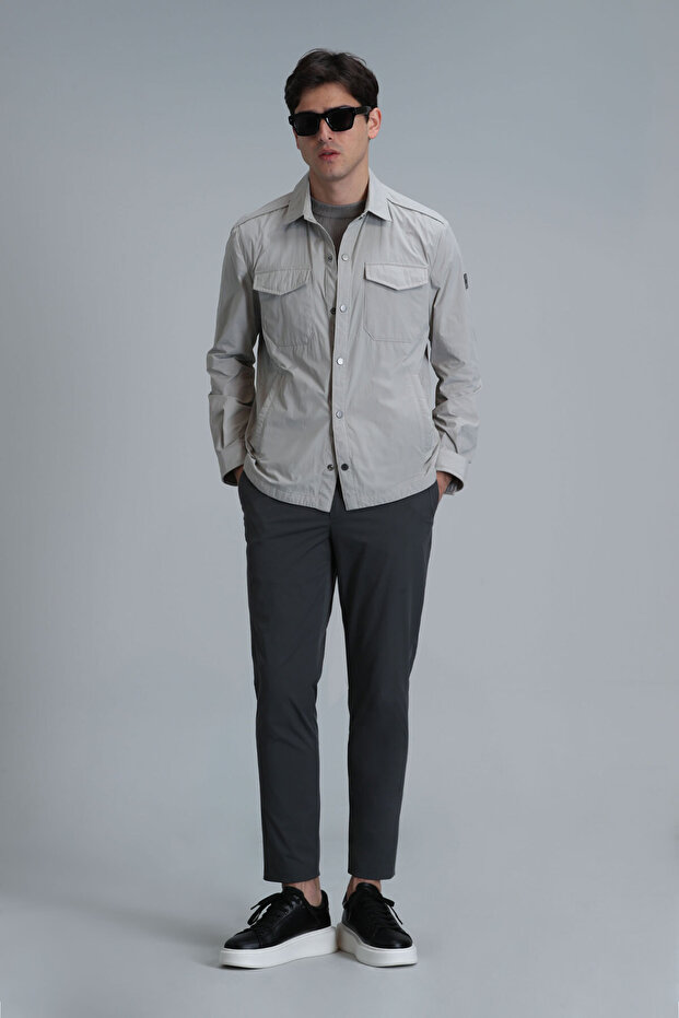 Terry Men's Coat Gray - 2