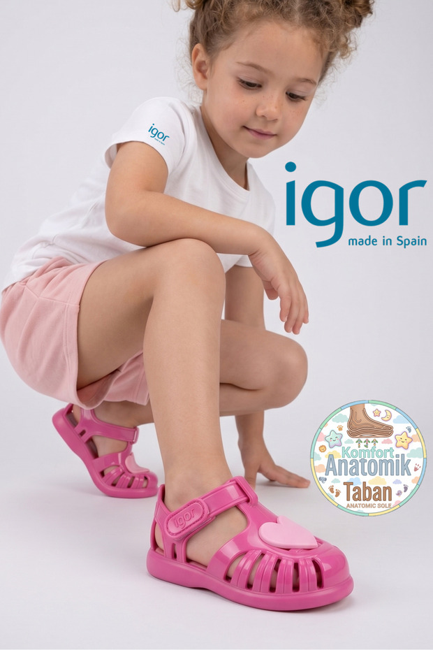 S10310 Tobby Gloss Love Baby & Children's Sandals