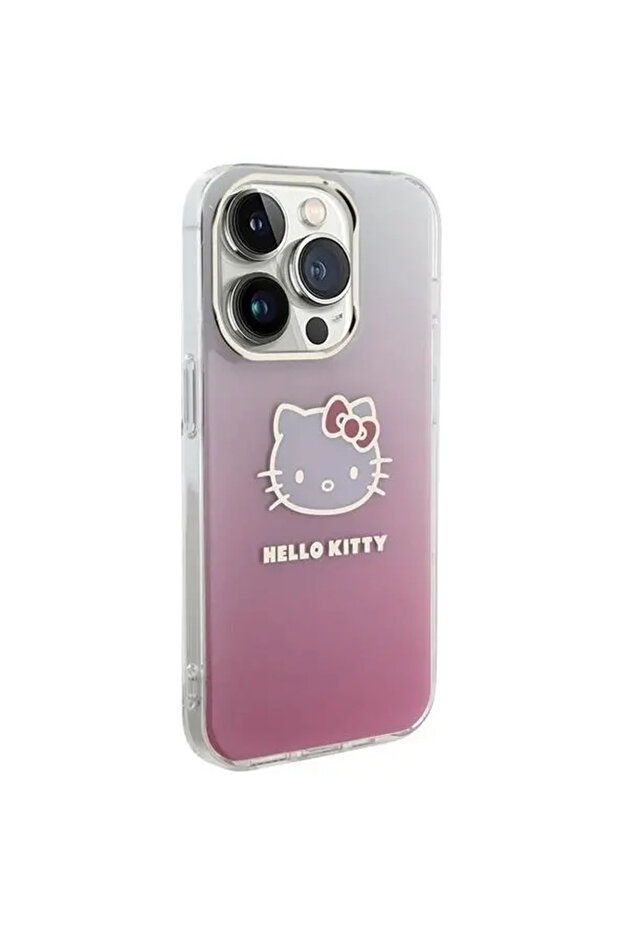 IML Gradient Electrop Kitty Head case for iPhone 14 Pro Max - pink - 4