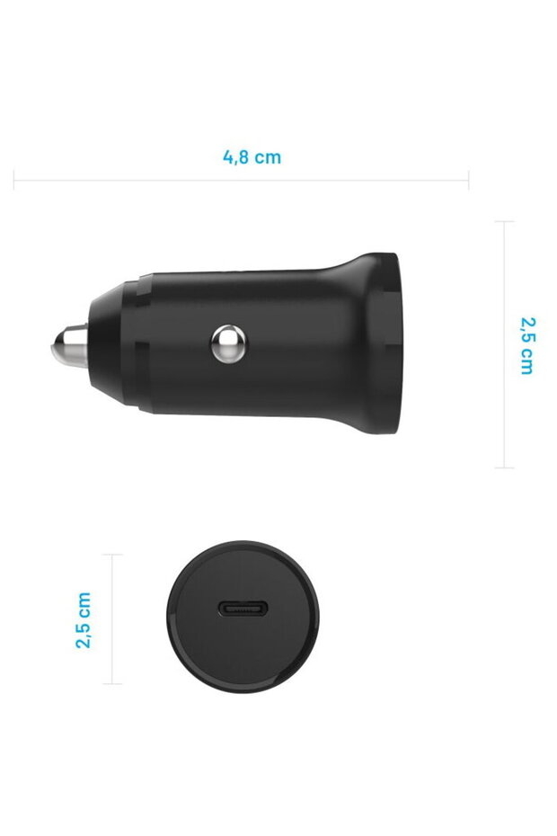 USB-C PD 3.0 20W Negru - 5