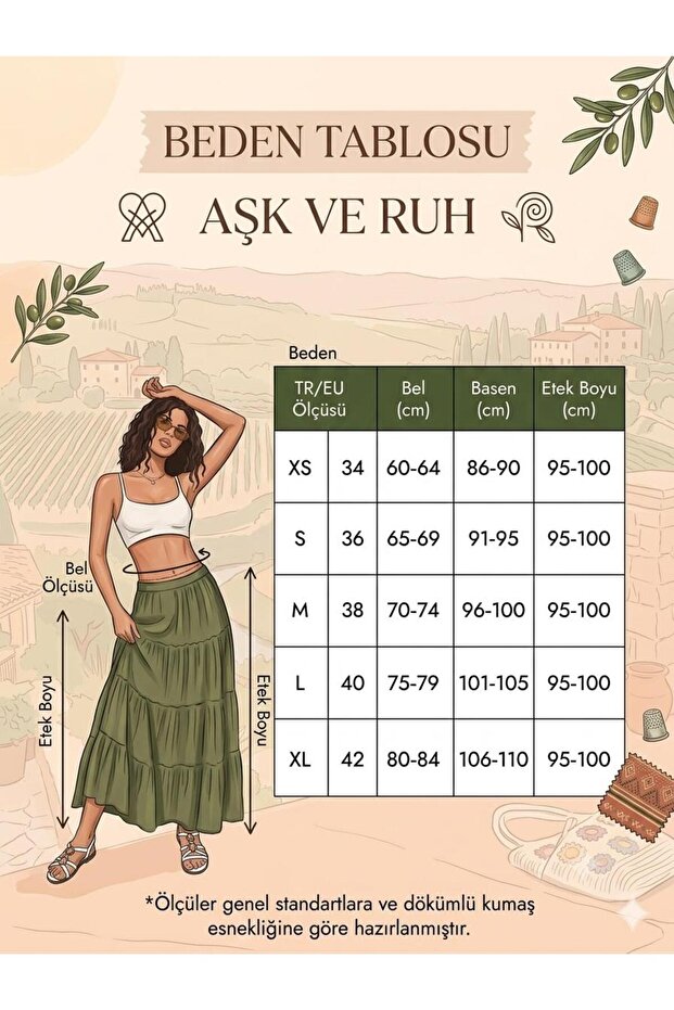 Beyaz Basic Pileli Kadın Uzun Etek - 6