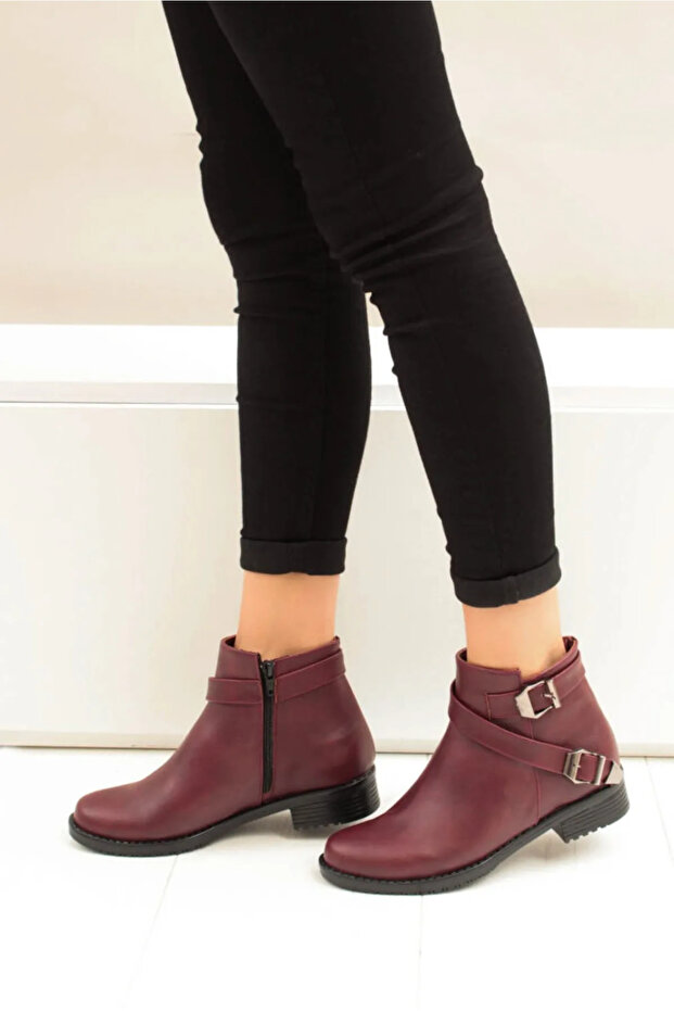 Claret Red Women's Boots A726193409