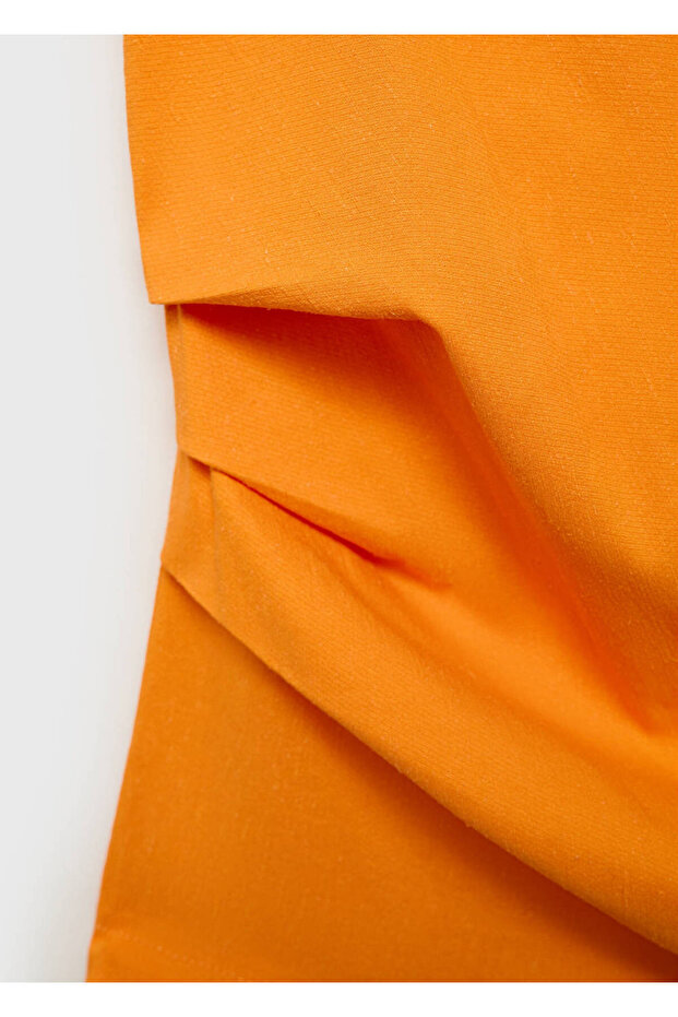 Asymmetrical Strapless Blouse - 8