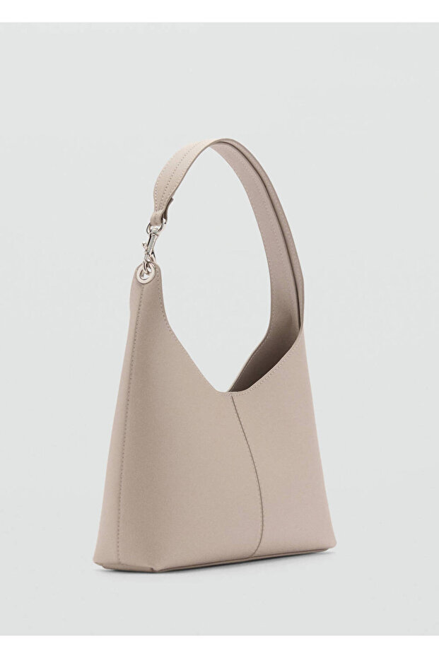 Shopper Bag with Metal Details
