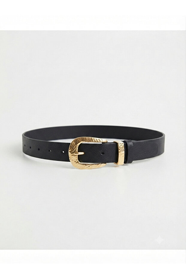 Women's Belt Buckle Bridge Detailed Casual 2.8 cm