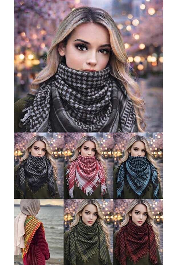 7 Palestine Themed Puşi Poşu Kefiye