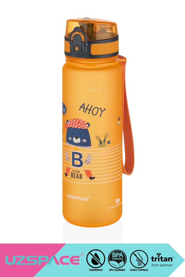 500ml New Collection Cute Animals Pattern Leak-Proof Bpa-Free Tritan Kids Water Bottle with Lockable Lid