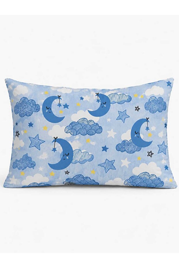 Cotton Baby Kids Pillowcase 35X45 cm Blue Moon Cloud
