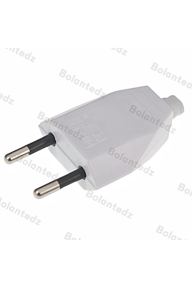 4.0mm White 1pcs Euro Plug Adapter Replacement 16A Male France Korea Germany Plug AC Outlets Rewirea